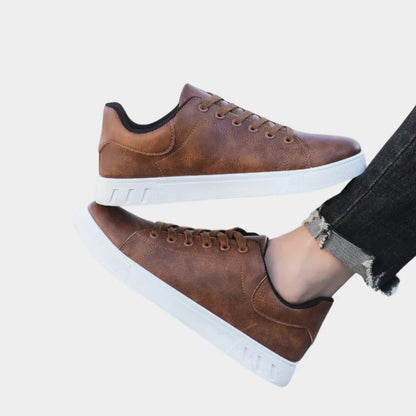 Damon – Britiska stil borstad casual skor med mjuk sula