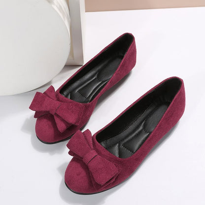 Sara – Bekväma Ballerinaskor med Slips