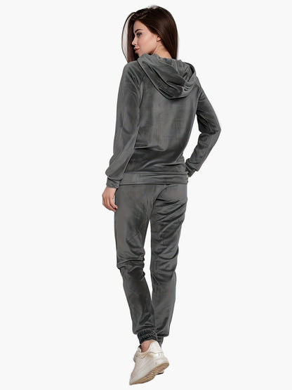Damset Sportig Hoodie och Joggingbyxor – Vardagsoutfit med Trendig Design