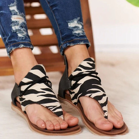 Donna – Sandaler med djurmönster