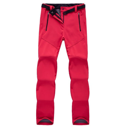 Dam Outdoor Vandringsbyxa Softshell Vinter – Funktionell och Vindtät Friluftsbyxa för Trekking och Vandring