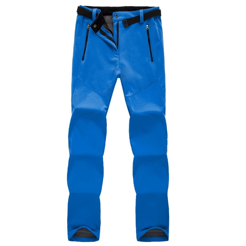 Dam Outdoor Vandringsbyxa Softshell Vinter – Funktionell och Vindtät Friluftsbyxa för Trekking och Vandring