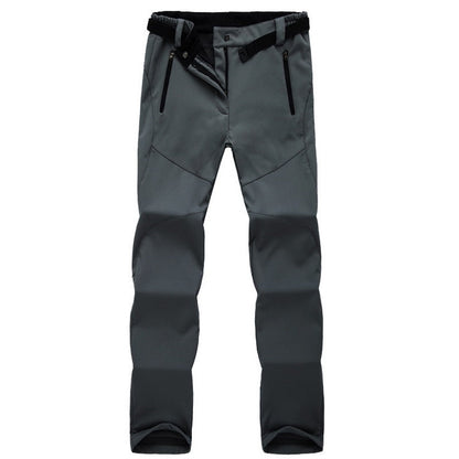 Dam Outdoor Vandringsbyxa Softshell Vinter – Funktionell och Vindtät Friluftsbyxa för Trekking och Vandring