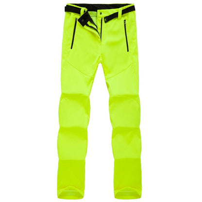 Dam Outdoor Vandringsbyxa Softshell Vinter – Funktionell och Vindtät Friluftsbyxa för Trekking och Vandring
