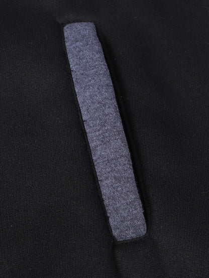 Herrarnas sportiga träningsdress med huva och dragkedja – avslappnad stil för gym och vardag