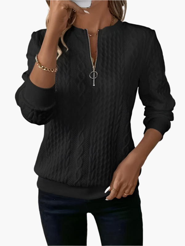 Samantha – Pullover för kvinnor med elegant stickat mönster