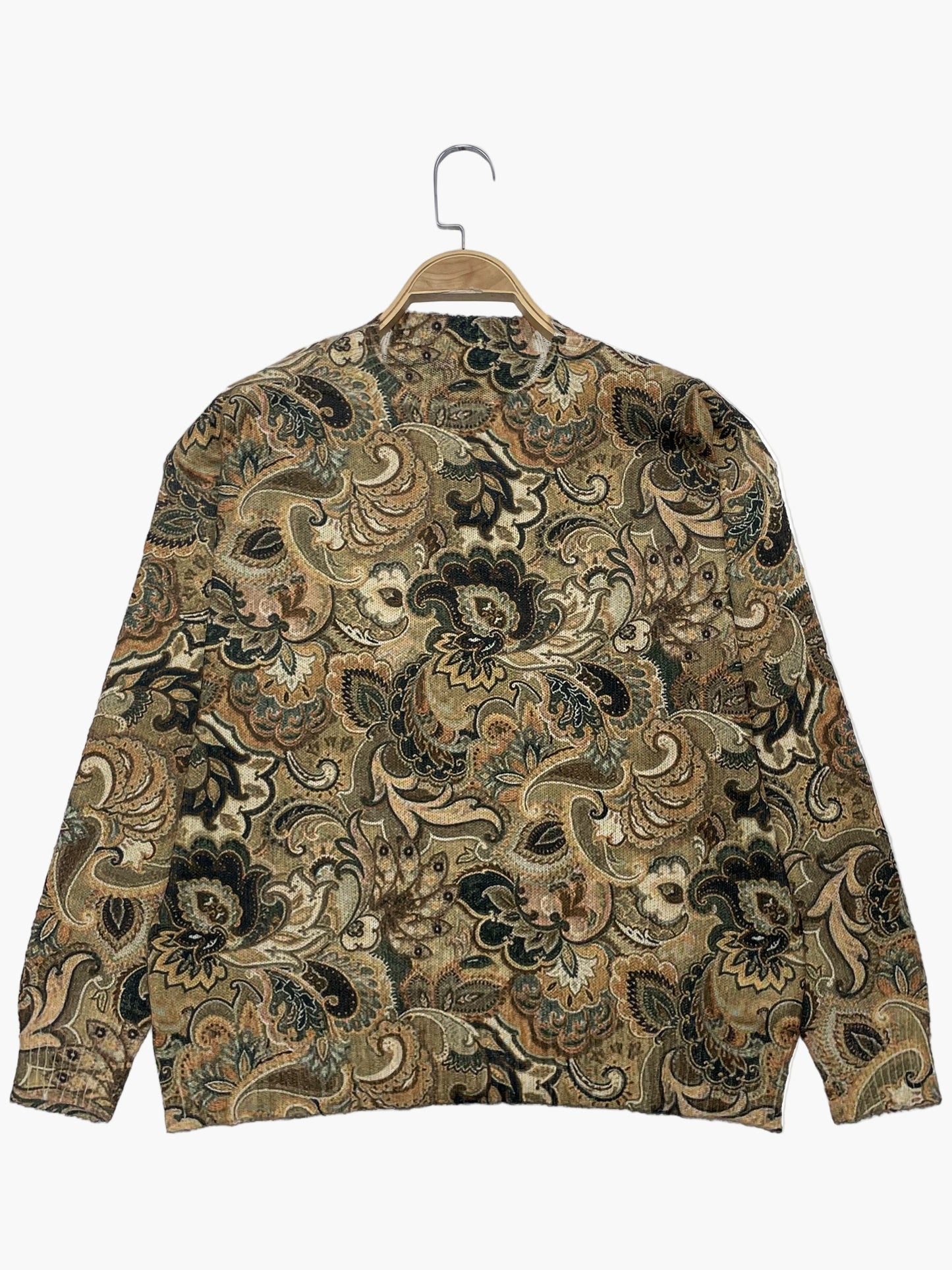 Damtröja med vintageinspirerat mönster – avslappnad och trendig för vardagsbruk