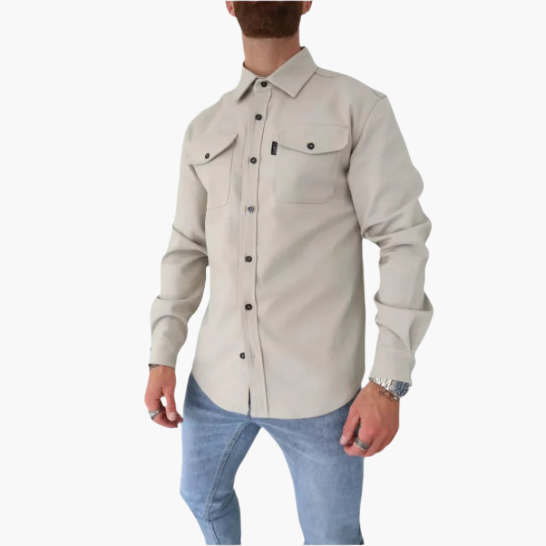 Joe – Knappjacka Overshirt för Moderna Män