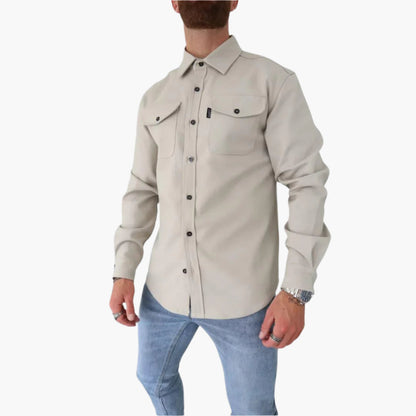 Joe – Knappjacka Overshirt för Moderna Män