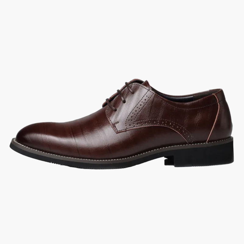 Herr Oxford Skor för Formella och Smart-Casual Tillfällen – Klassisk Stil för Kontor och Evenemang