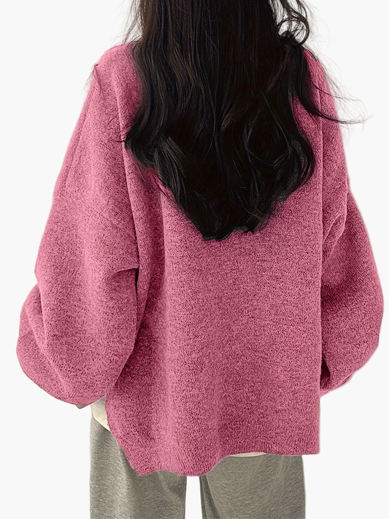 Damtröja med avslappnad passform och vardagsstil – Perfekt för höst och vinter