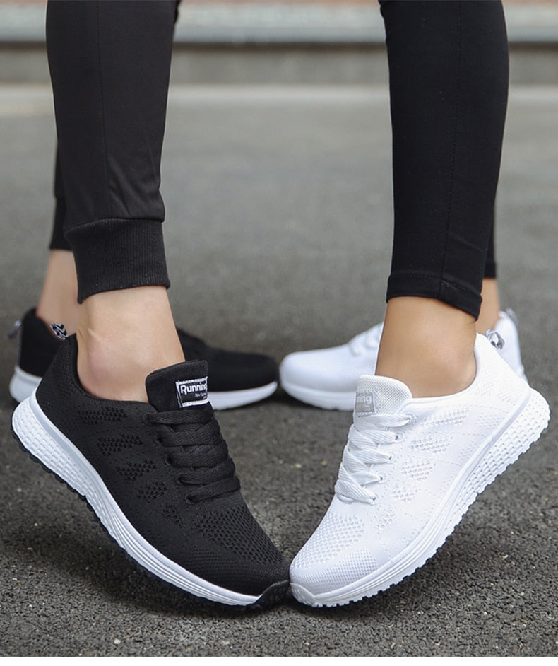 Dam Sneakers Sportiga Vardagsskor för Aktiva Kvinnor