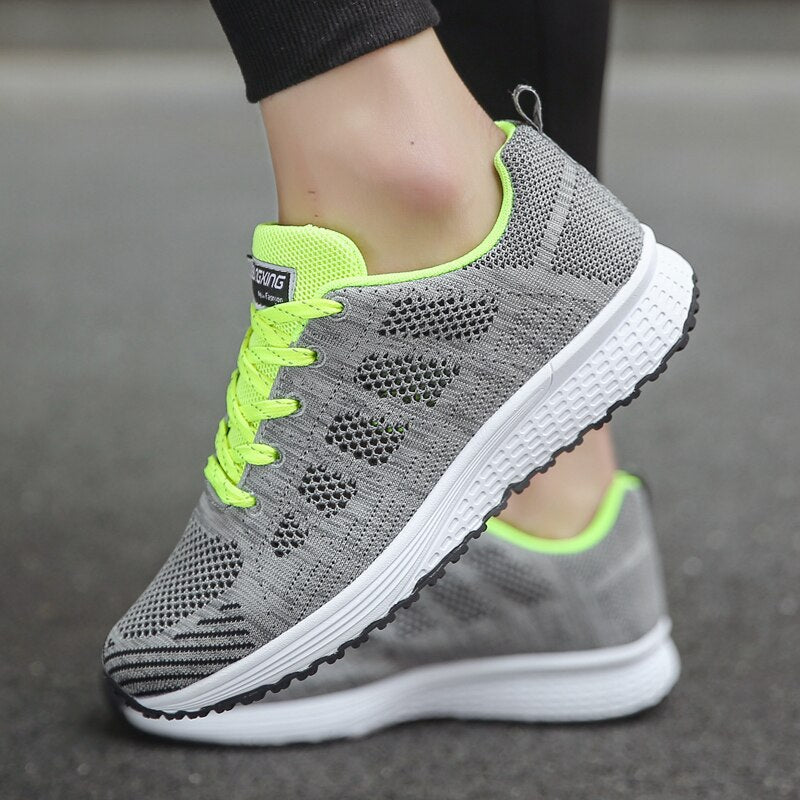 Dam Sneakers Sportiga Vardagsskor för Aktiva Kvinnor