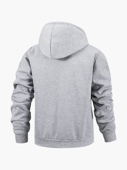 Herrarnas mysiga hoodie- och joggerset för höst och vinter – avslappnad vardagsstil