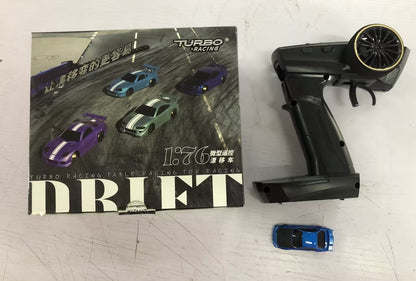 1:76 RC Driftbil C64 för ungdomar och vuxna – Turbo Racing, Bordstävling, Toppfart