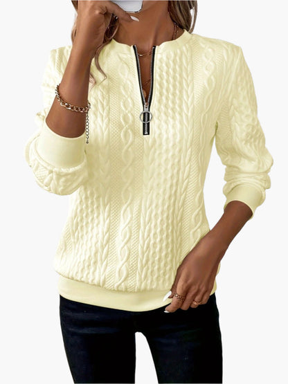 Samantha – Pullover för kvinnor med elegant stickat mönster