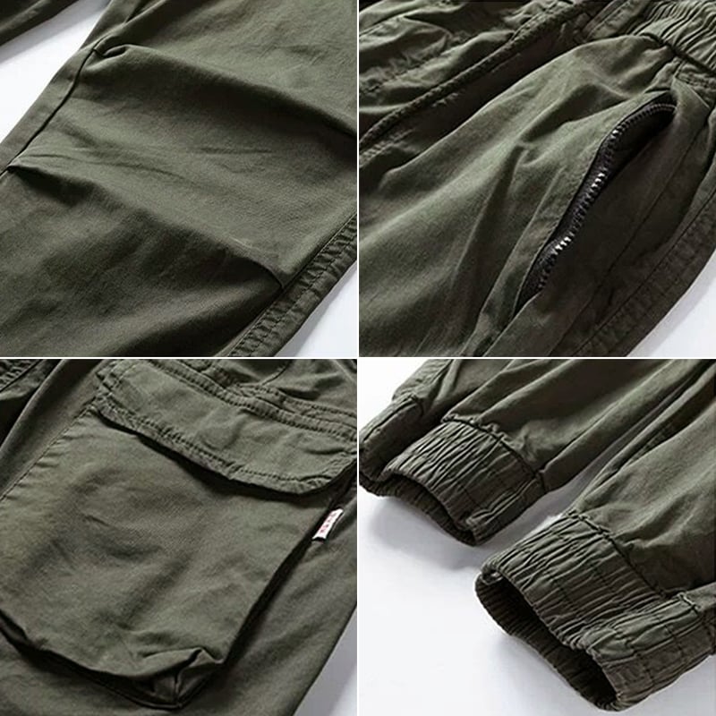 Herrbyxor Utility Cargo Streetwear – Avslappnad och Funktionell Stil för Vardag och Outdoor