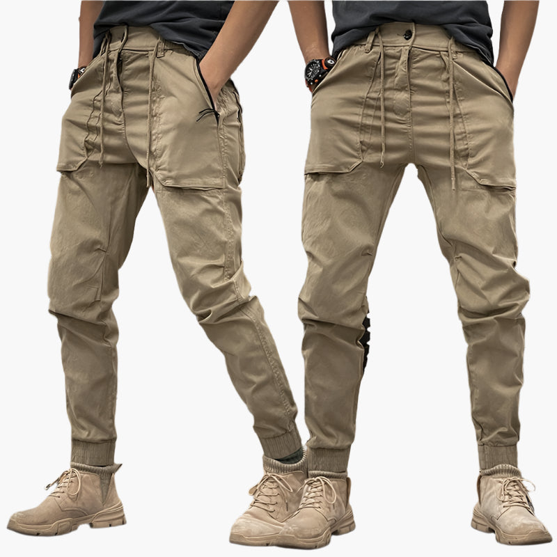 Herrbyxor Utility Cargo Streetwear – Avslappnad och Funktionell Stil för Vardag och Outdoor