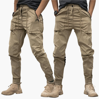 Herrbyxor Utility Cargo Streetwear – Avslappnad och Funktionell Stil för Vardag och Outdoor