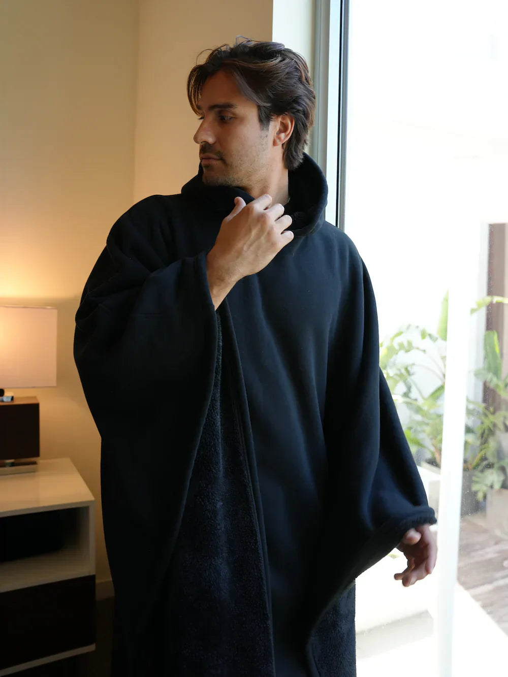 Dam Oversized Hoodie-Filt – Mysig Loungeklädsel för Avslappning och Hemmabruk