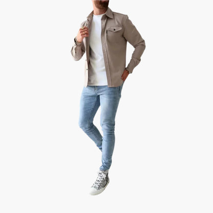 Joe – Knappjacka Overshirt för Moderna Män