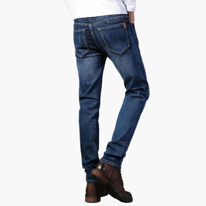 Herr Slim Fit Raka Jeans – Klassisk Stil och Flexibel Komfort