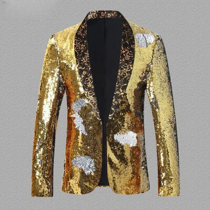 Edward – Blazer med Glittrande Paljetter
