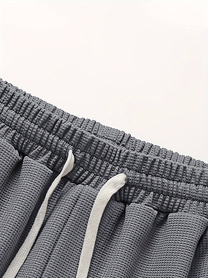 Herr Lounge-Set Tvådelad T-shirt och Shorts Casual Avslappnad Stil