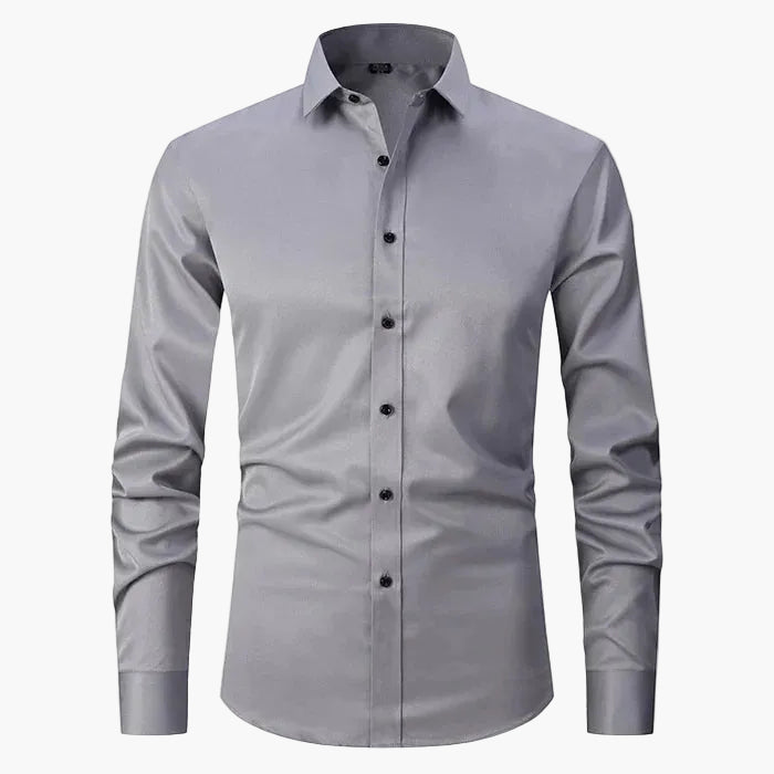 Herrskjorta Slim Fit – Business & Smart Casual, Elegant Skjorta för Arbete och Fest