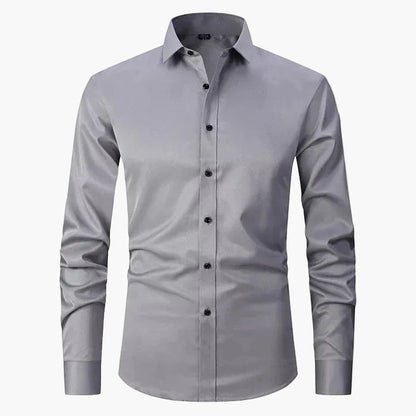 Herrskjorta Slim Fit – Business & Smart Casual, Elegant Skjorta för Arbete och Fest