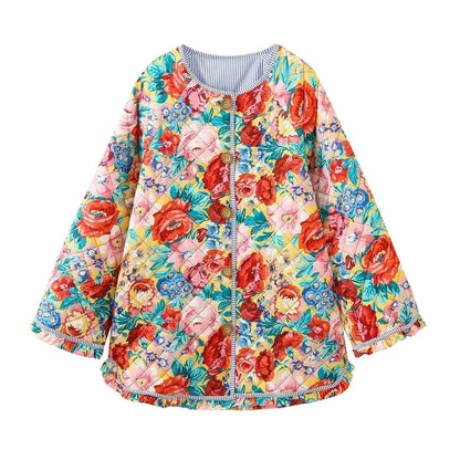 Ashley – Blommig Oversized Kappa