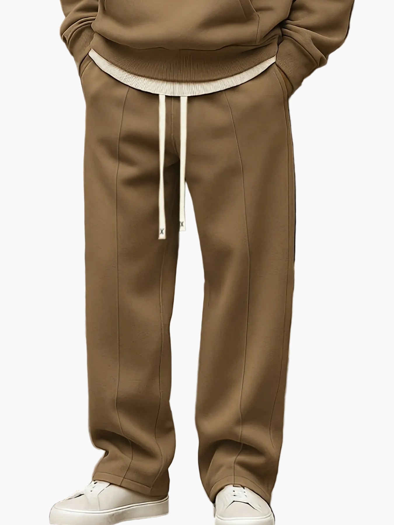 Herr Lounge Set – Avslappnad Hoodie och Byxa för Vardag och Fritid