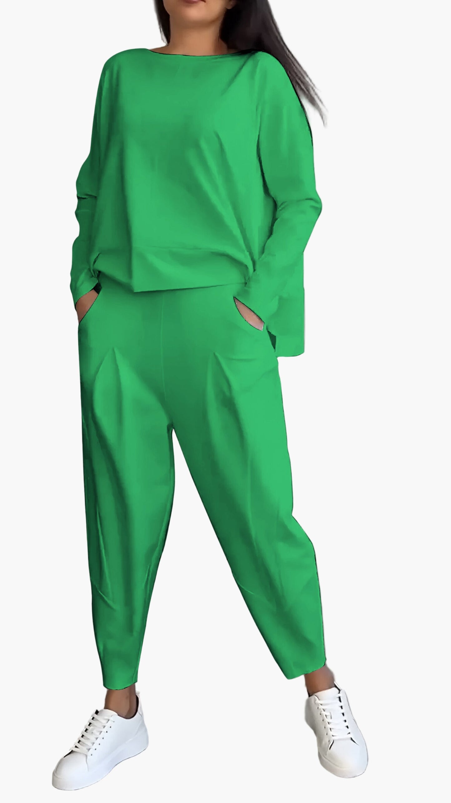 Damers avslappnade tvådelat set – trendigt och bekvämt loungewear för vardag och fritid