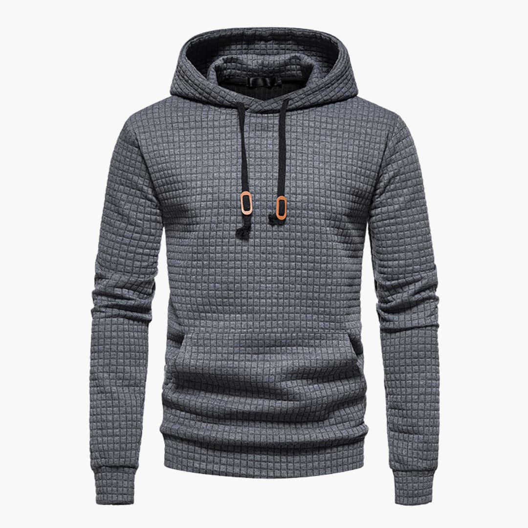 Stanley – Bekväm Hoodie med Rutmönster