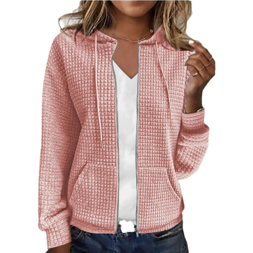 Donna – Långärmad zip-hoodie med cardigan