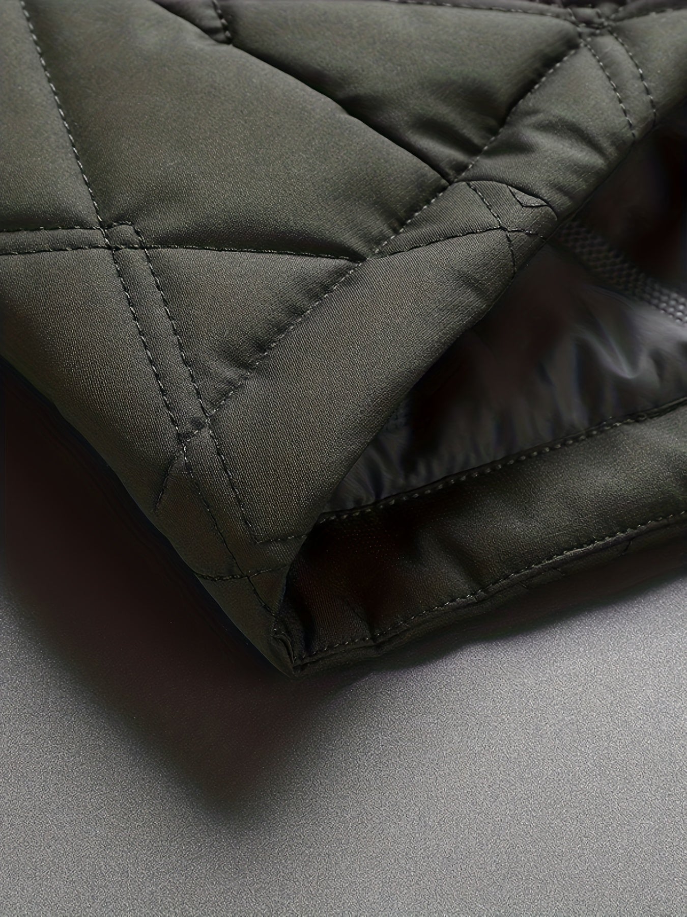 Herrjacka Quiltad Klassisk Stil för Vardag och Arbete