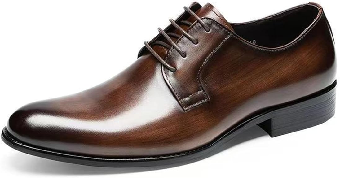Perry – Herrskor i Cognac med Snörning