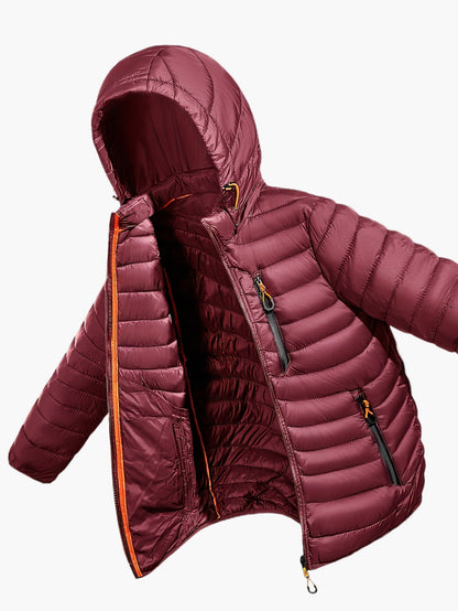 Herrarnas lättviktsjacka med huva – Vardagsstil för utomhusaktiviteter