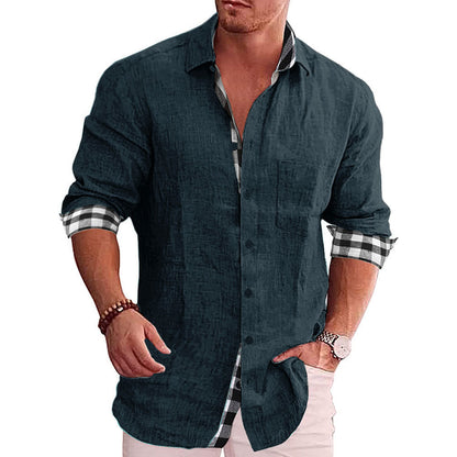 Owen – Långärmad Herrskjorta i Casual Stil