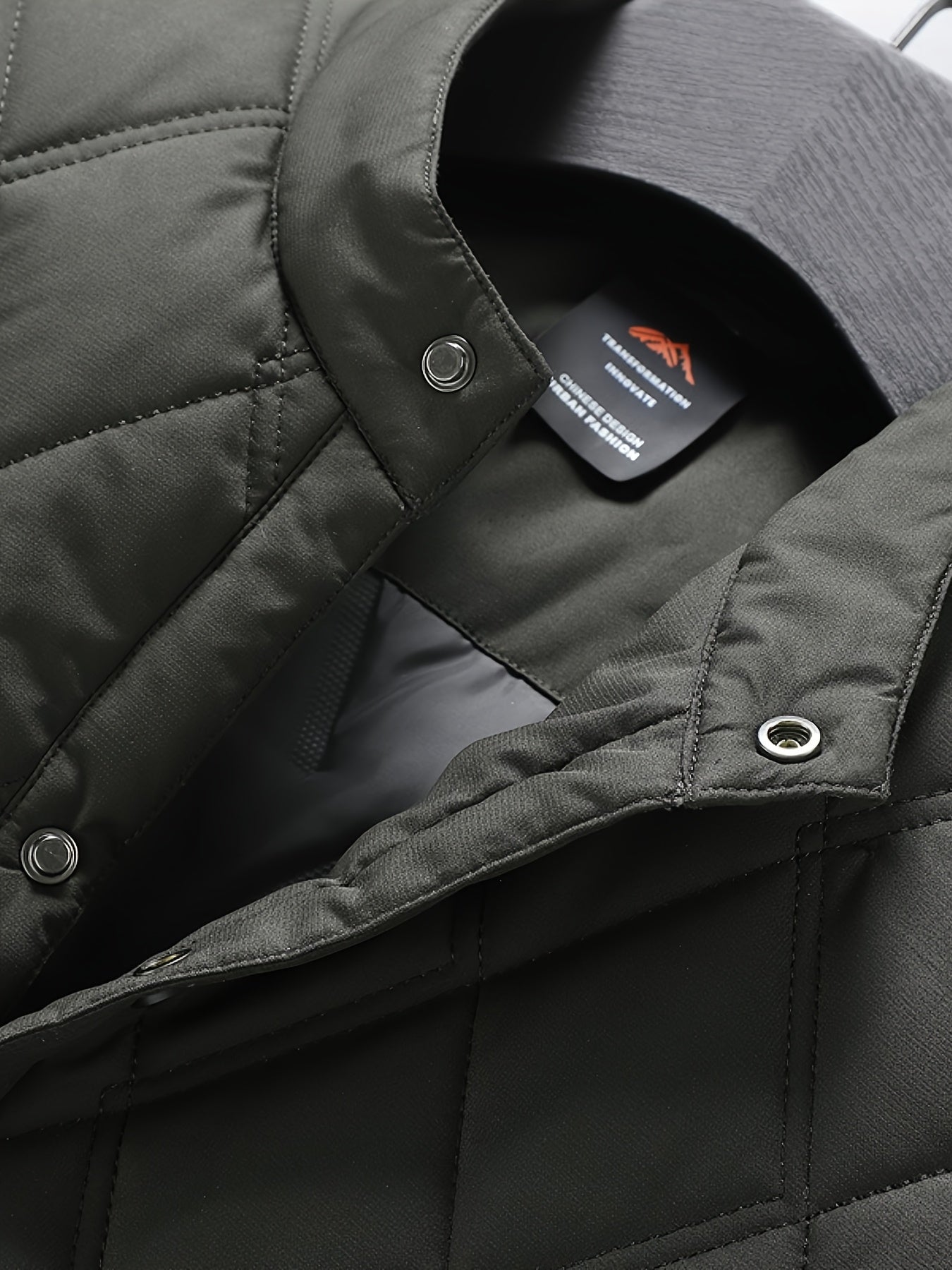 Herrjacka Quiltad Klassisk Stil för Vardag och Arbete