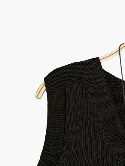 Damtröja i trendig färgblock-design, elegant stickad för vardag och fest