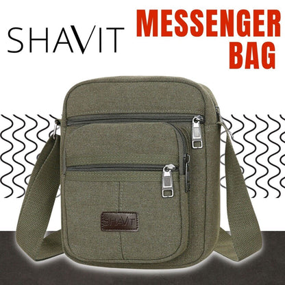 Thomas – Retro Vintage Crossbody Bag i Canvas