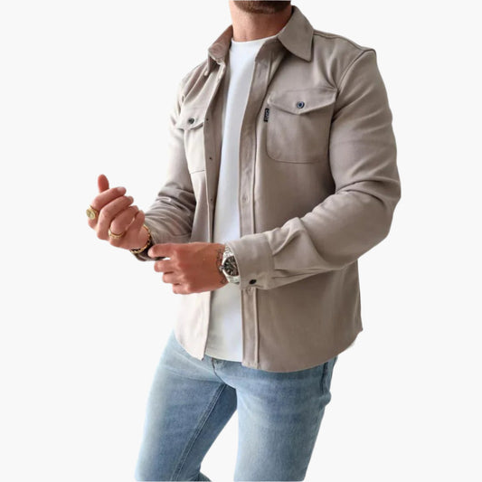 Joe – Knappjacka Overshirt för Moderna Män