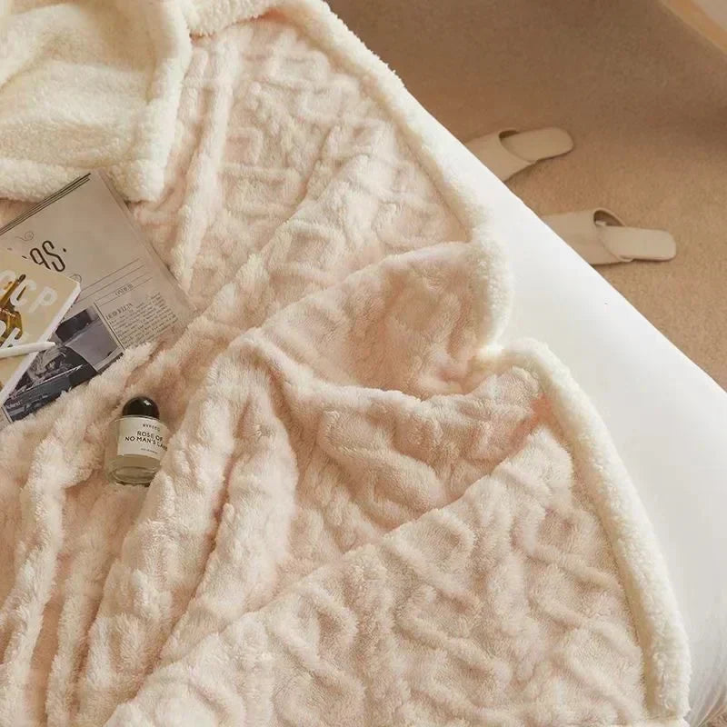 Lyxig Vinter Filt för Sovrum – Extra Mjuk och Varm Pläd för Hem och Säng
