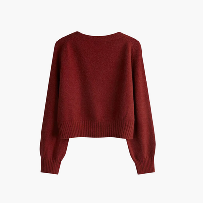 Damkofta med V-ringning och snedknäppning – Modern och elegant vardagsstil