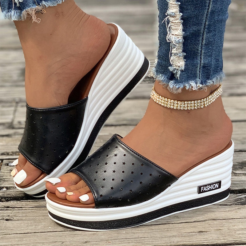 Gillian – Sandaler med fiskmunsdesign och hög klack för kvinnor