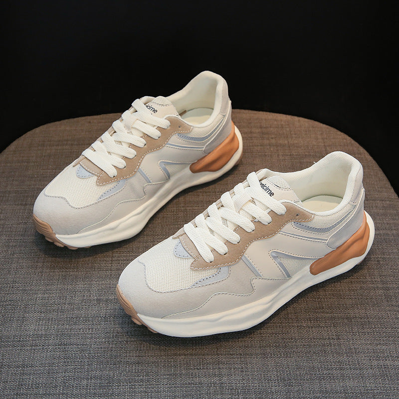 Ann – Andningsbara Vita Sneakers för Kvinnor