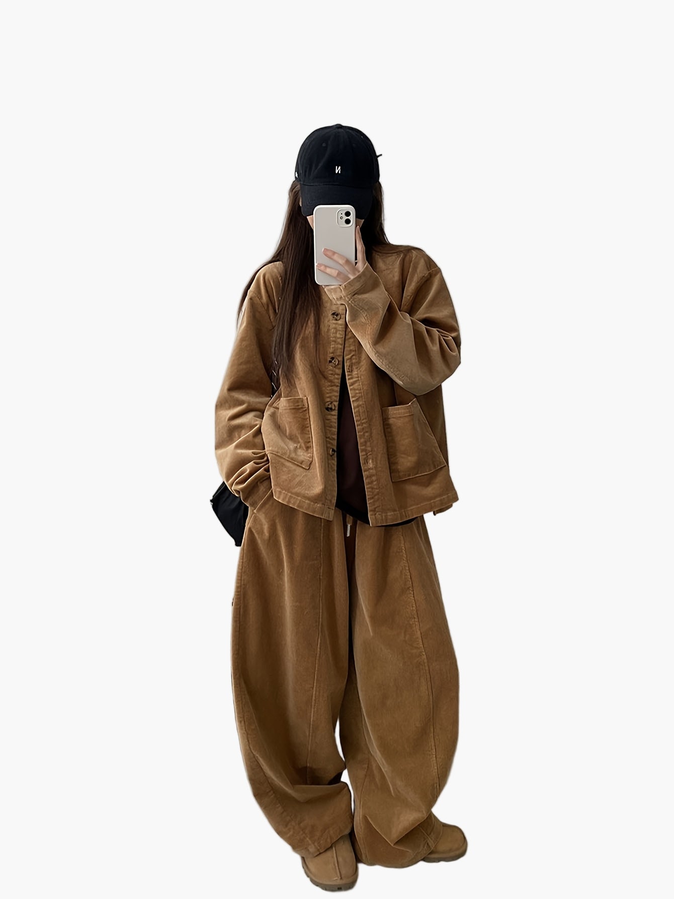 Dam Kostymset Loungewear Avslappnad Passform Höst/Vinter Elegant