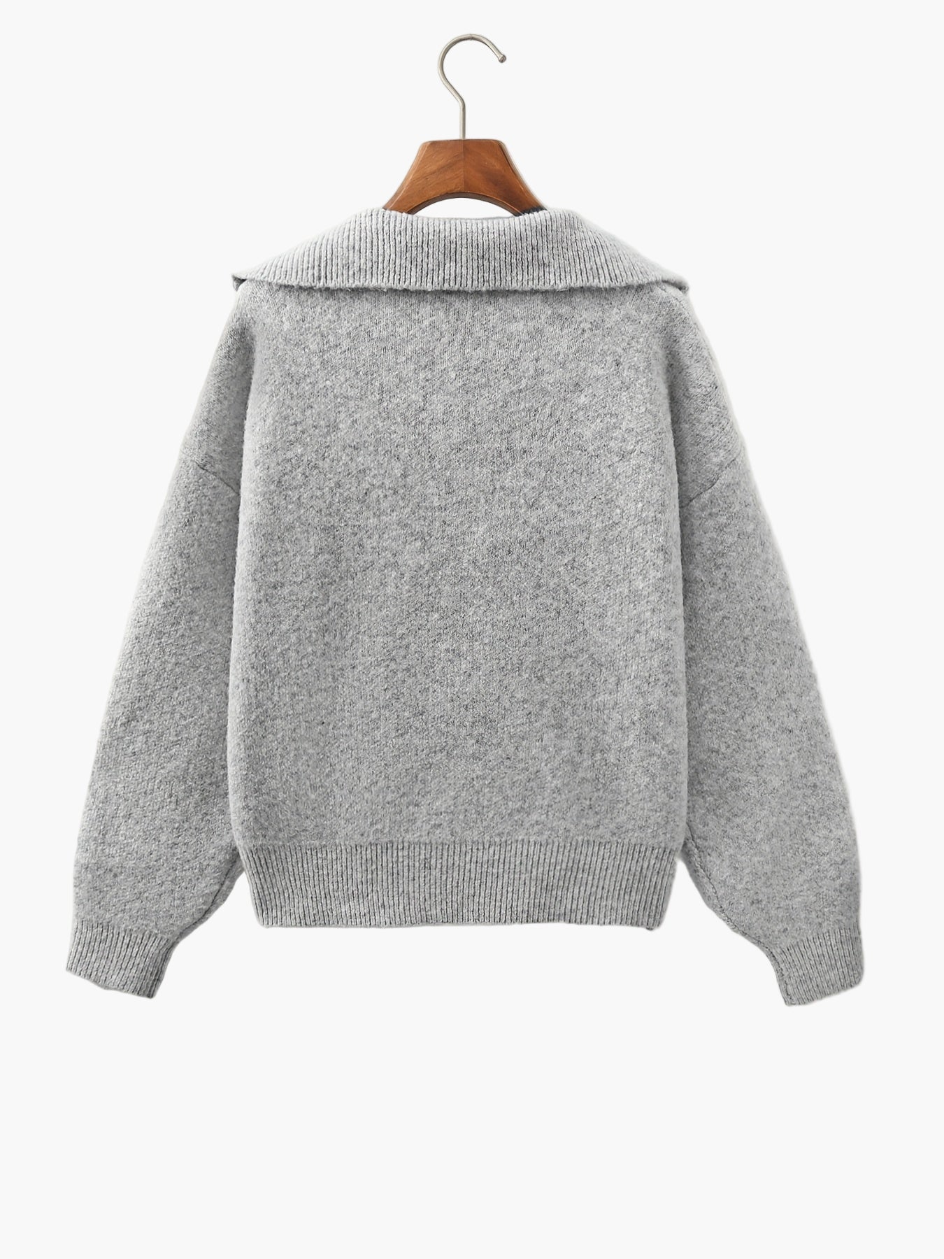 Damtröja Vintage V-ringad Stickad Höst/Vinter Fritidsstil