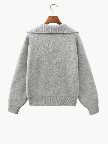 Damtröja Vintage V-ringad Stickad Höst/Vinter Fritidsstil